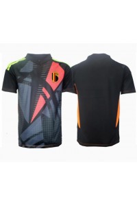 Fotbalové Dres Belgie Brankářské Domácí Oblečení ME 2024 Krátký Rukáv